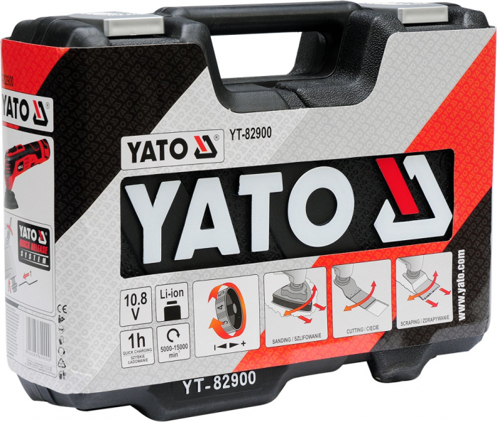 Unealta multifunctionala oscilanta YATO cu acumulator de 10.8 V [5]