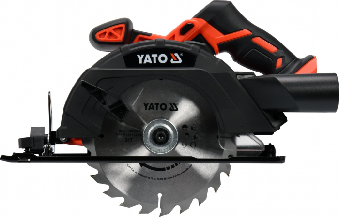 Fierastrau circular YATO 165mm, 18V, fara acumulator si fara incarcator [2]
