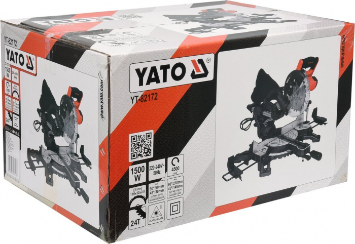 Fierastrau circular banc YATO laser 1500W 4500 rpm 185mm [5]