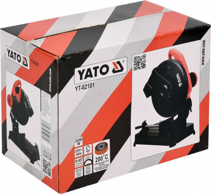 Fierastrau electric pentru metal YATO 2450W 355X25.4 mm [4]