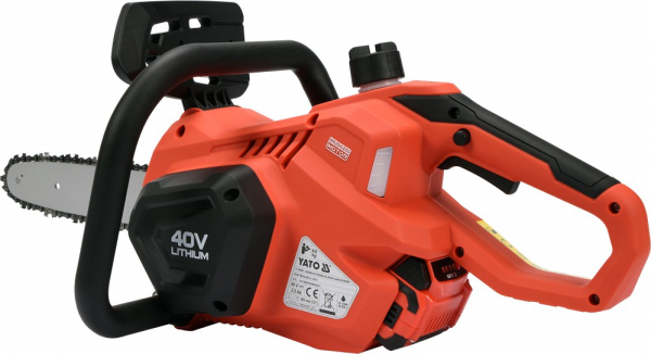 Fierastrau electric cu lant YATO, cu acumulator Li-Ion, 2.5 Ah, 30.5cm, 40V [4]