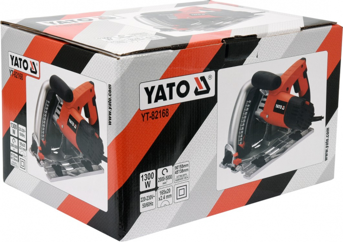 Fierastrau circular YATO 1300W 165mm 2000-5000rpm [4]