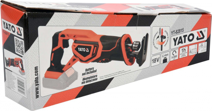 Fierastrau sabie cu acumulator YATO 18V (fara acumulator si incarcator) [4]