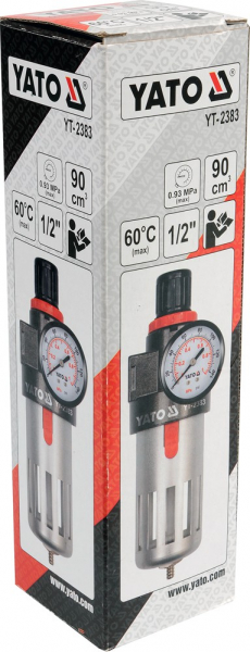 Filtru regulator YATO, cu reductor, 90cm3 [2]