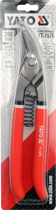 Foarfeca pentru tabla YATO tip german 260mm max 1.3mm [2]