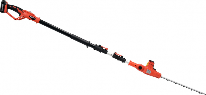Foarfeca electrica pentru tuns gard viu YATO telescopica 207 - 274 cm 18V 1x2Ah [2]