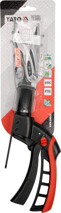 Foarfeca pentru iarba YATO, TEFLON, 360 grd, 370mm [2]