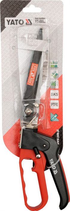 Foarfeca pentru iarba YATO, PTFE, 360 grd, 310mm [2]