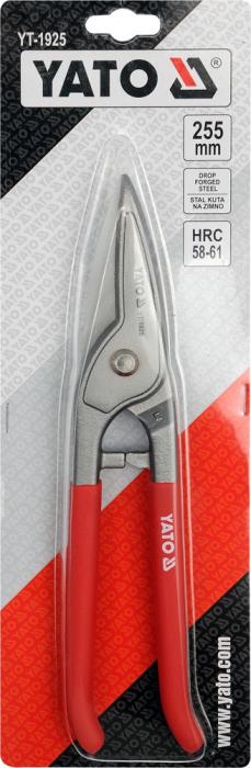 Foarfeca pentru tabla YATO taiere dreapta 225mm [2]