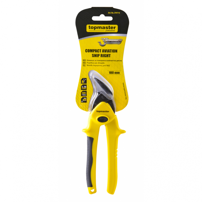 Foarfeca tabla pe dreapta "R" 180mm TMP STARK Top Master Pro [2]