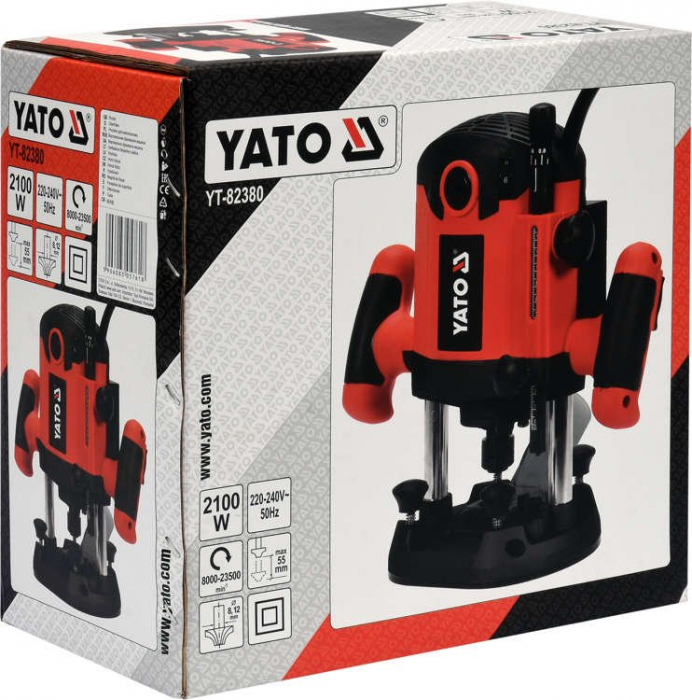 Freza electrica YATO 2100W 12mm  23500rpm [3]
