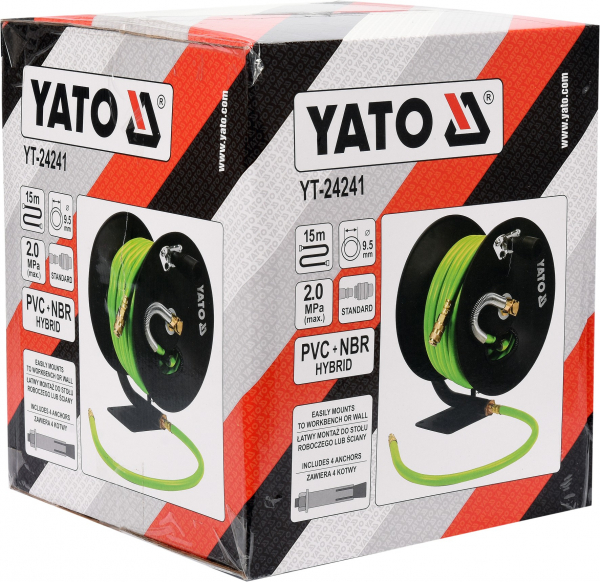 Furtun de aer comprimat YATO, HYBRID AIR, 9.5mm, 15m, 20bar [4]