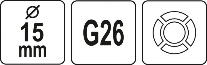 Cupla pentru masina de gresat YATO 15mm G26 [4]