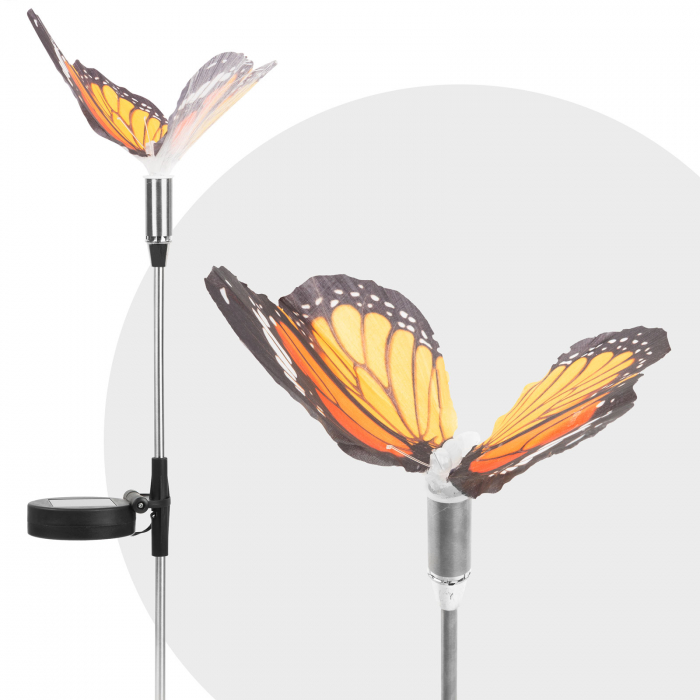 Garden of Eden - Lampa solara LED - model Fluture - 65 cm