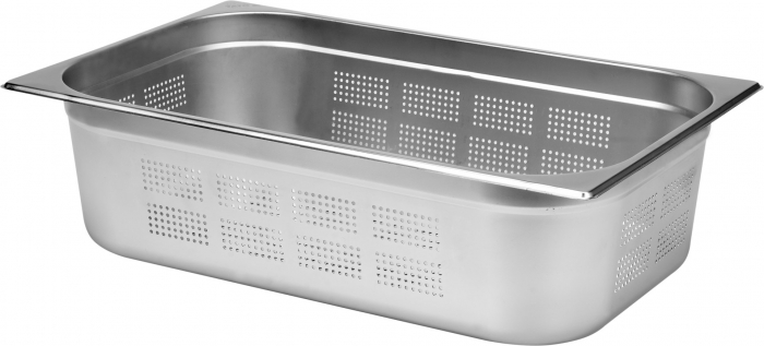 GASTRONORM CONTAINER GN STAINLESS STEEL 1 1 150MM PERFORATED