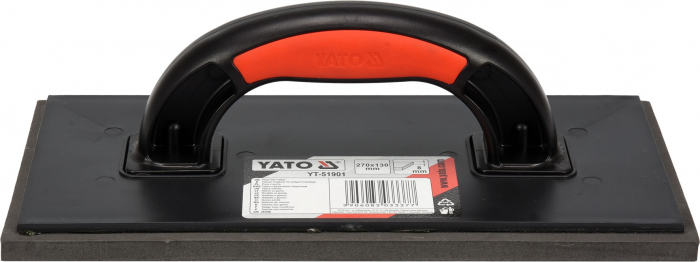 Gletiera cauciuc YATO, 8mm, 270X130mm, maner plastic [2]