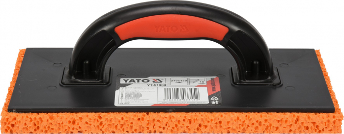 Gletiera cauciuc hidro YATO, 18mm, 270X130mm, maner plastic [2]