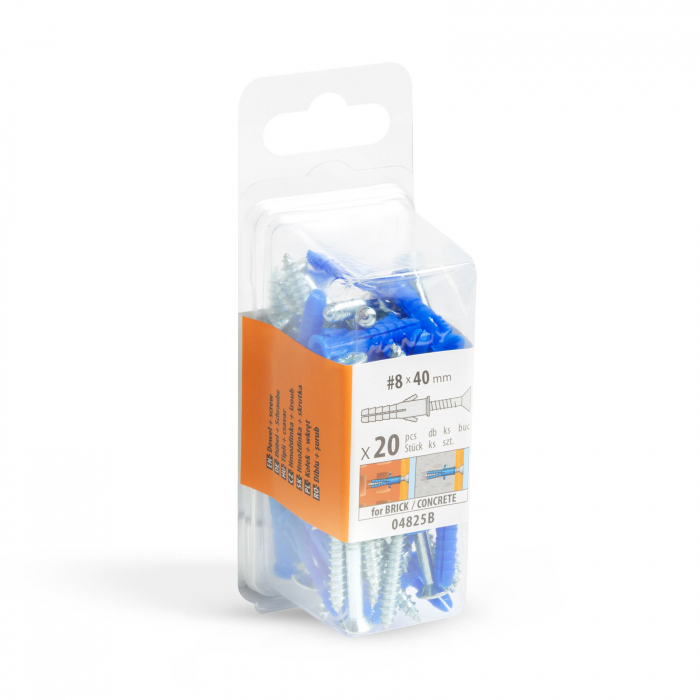 HANDY - Diblu + şurub - 8 x 40 mm- 20 buc. / pachet [4]