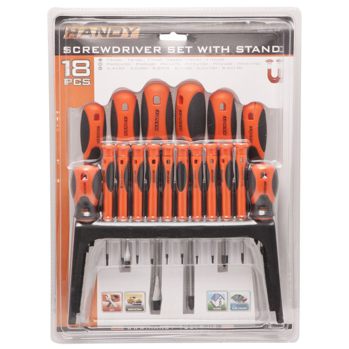 HANDY - Set de 18 surubelnite cu suport [4]