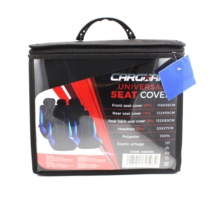 Huse universale pentru scaune auto - albastre - CARGUARD [2]