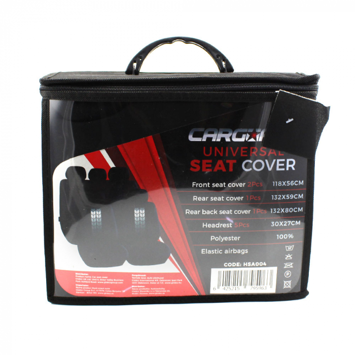 Huse universale pentru scaune auto - negre - CARGUARD [2]