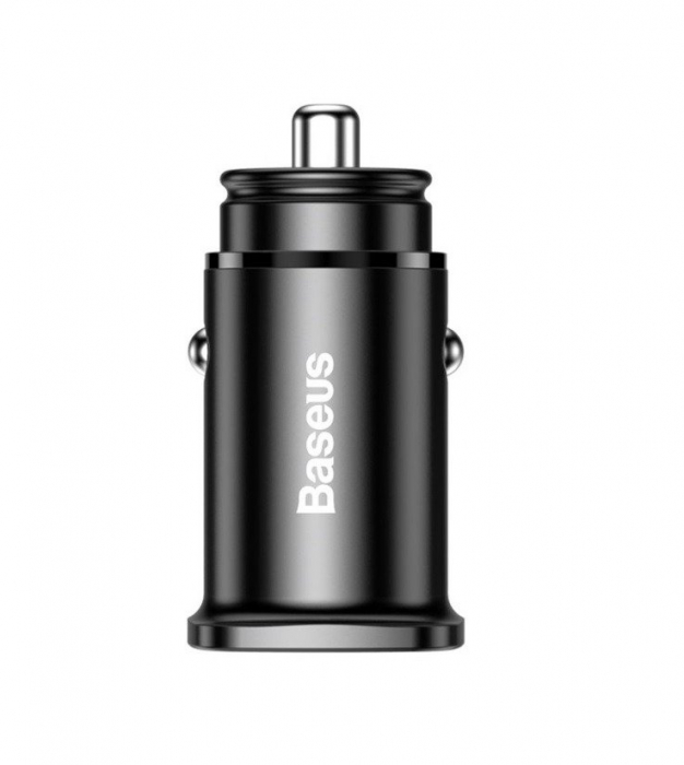 Incarcator auto BASEUS patrat PPS QC4.0 / PD3.0 5A 30W pentru socket bricheta (negru) CCALL-AS01 [2]