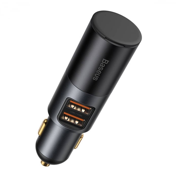 Incarcator auto rapid BASEUS Share Together, bricheta auto, 2x USB, 120W (gri) CCBT-D0G [4]