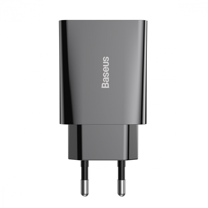 Incarcator de retea rapid BASEUS Speed Mini PD 3A 20W USB-C (negru) CCFS-SN01 [6]