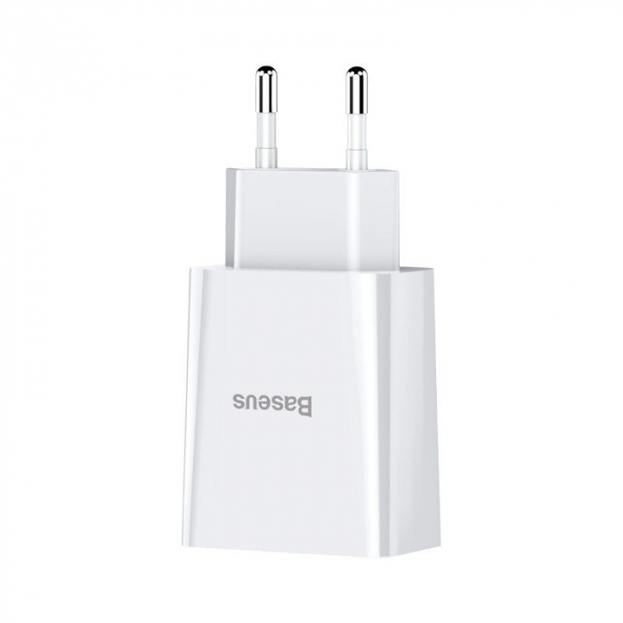 Incarcator de retea universal BASEUS Speed Mini Dual U 2xUSB 2.1A 10.5W alb CCFS-R02 [2]