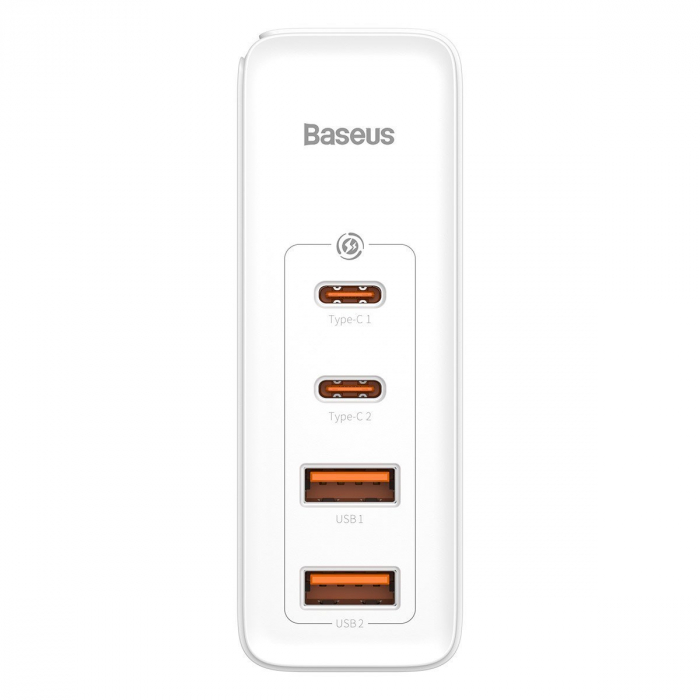 Incarcator rapid de calatorie BASEUS GaN2 Pro 2x USB + 2x USB-C 100W (alb) CCGAN2P-L02 [2]
