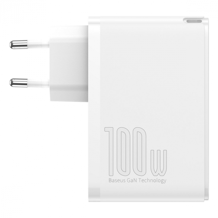 Incarcator rapid de calatorie BASEUS GaN2 Pro 2x USB + 2x USB-C 100W (alb) CCGAN2P-L02 [3]