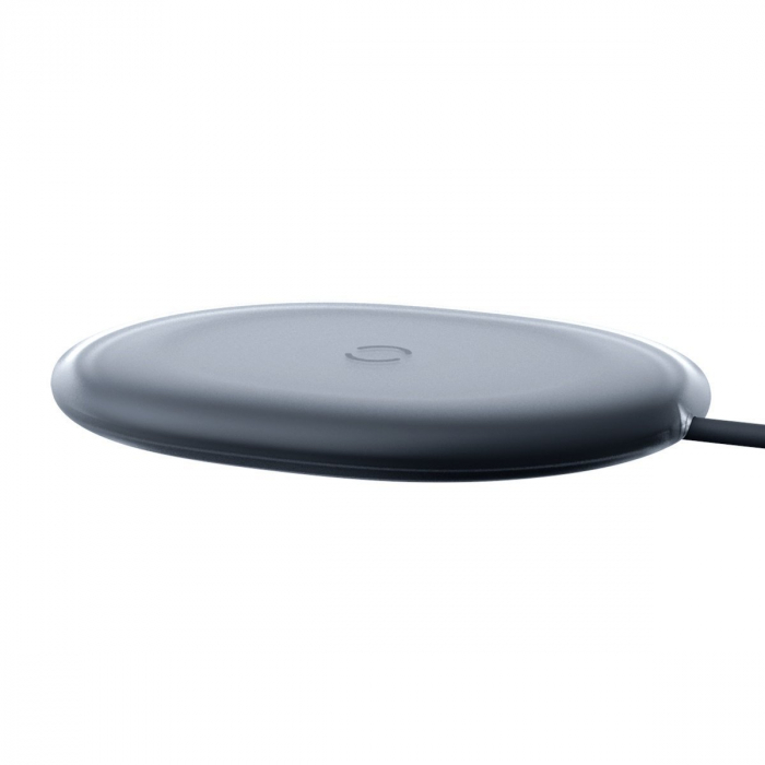 Incarcator wireless inductie BASEUS Jelly 15W pentru smartphone si casti (alb-negru) [4]