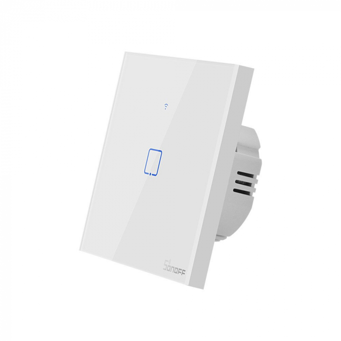 Intrerupator inteligent simplu cu touch WiFi SONOFF T0 EU TX aplicatie eWeLink IM190314009 [3]