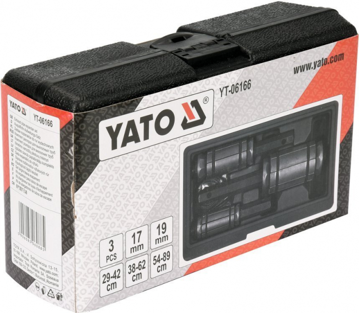 Set ajustare tevi esapament YATO 29-42/38-62/54-89mm 3buc [4]
