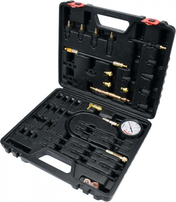 Kit manometru compresie pentru motoare diesel/benzina YATO 50buc [2]