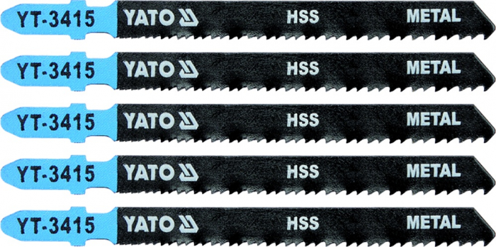 Lama fierastrau pendular yato tip t 100mm hss 24-10tpi metal 5pcs