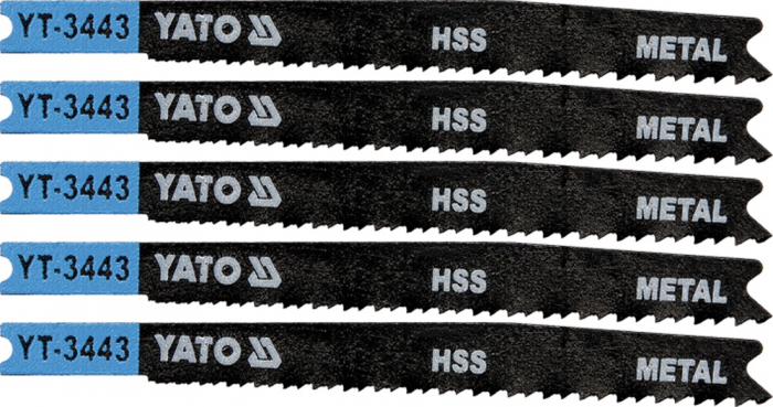 Lama fierastrau pendular yato tip u 91.5mm hss 21-16tpi metal 5pcs