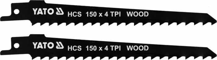 LAME FIERASTRAU SABIE HCS 150MM 4TPI 2PCS YATO [2]