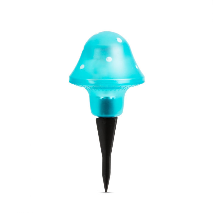Lampă solară pentru grădină cu LED - model ciupercă, 11 cm [3]
