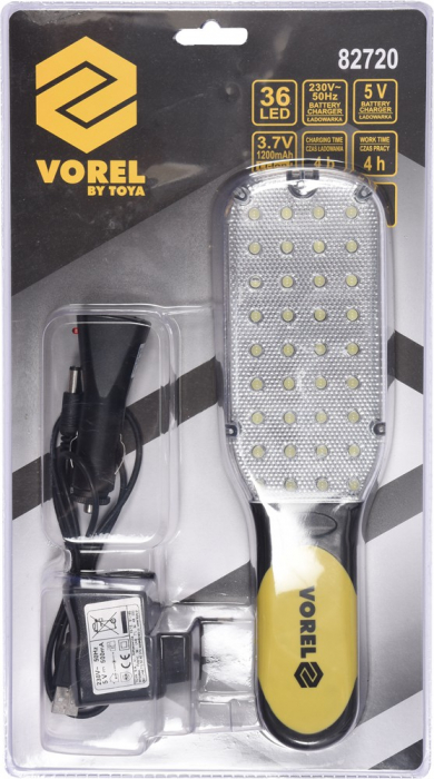 Lampa atelier cu acumulator VOREL 36 LED magnet 12V 4h [6]