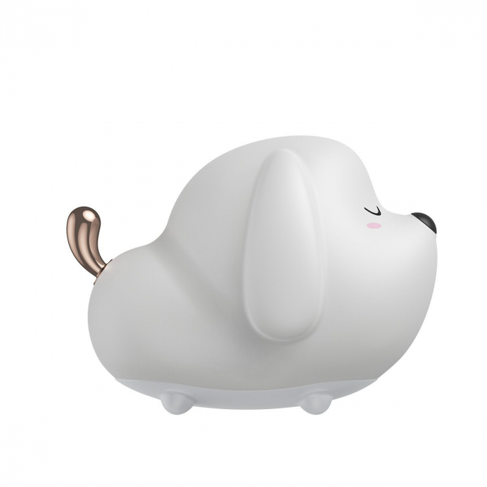 Lampa de noapte wireless BASEUS Cute Doggie 5V 1W 1100mAh silicon Warm White DGAM-B02 [3]