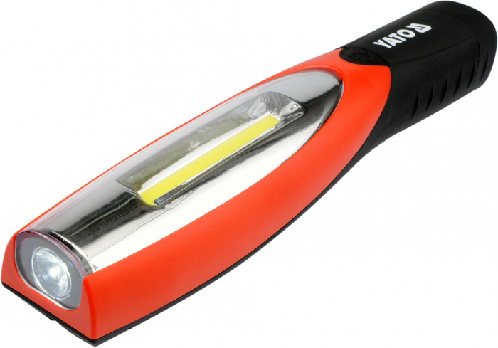 Lampa magnetica cu acumulator YATO 2 in 1 180lm Li-Ion 3.7V 1 + 1 LED [2]
