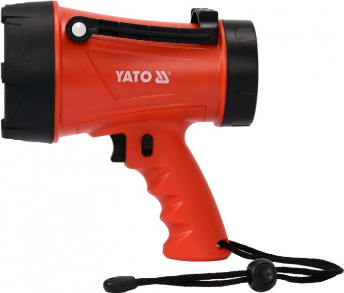 Lanterna pistol LED YATO 10W 900lm IP68 4xAA 200m ABS [3]