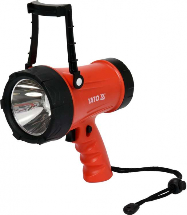 Lanterna pistol LED YATO 10W 900lm IP68 4xAA 200m ABS [2]