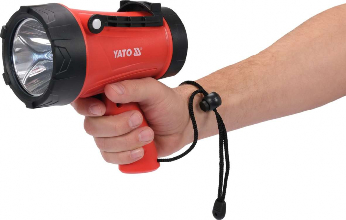 Lanterna pistol LED YATO 15W 1200lm IP68 3.7V Li-Ion 4400 mAh 250m ABS [5]