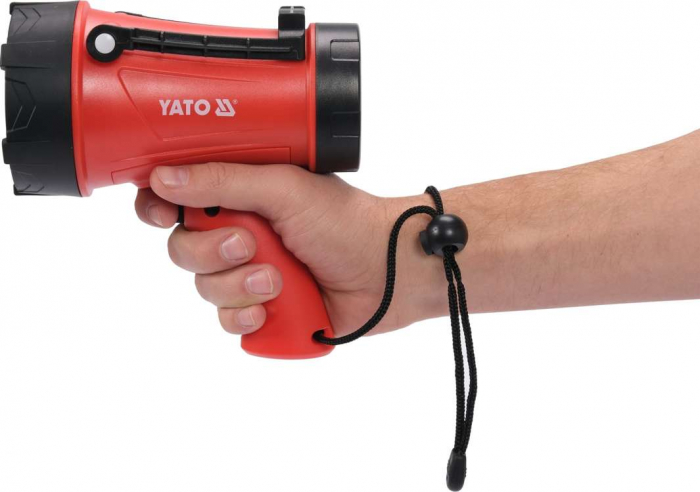 Lanterna pistol LED YATO 15W 1200lm IP68 3.7V Li-Ion 4400 mAh 250m ABS [6]
