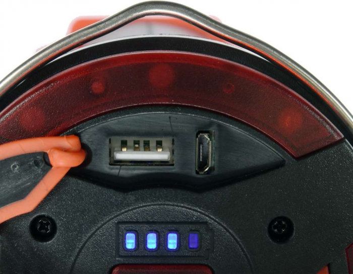 Lanterna pistol LED 3 in 1 YATO 530lm IP54 3.7V Li-Ion 4400 mAh 500m ABS [7]