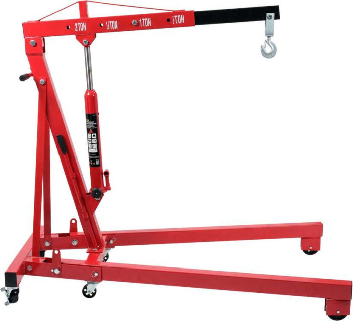 Macara atelier tip girafa YATO 2000kg 230cm 280N 1800x1040x1568mm [2]