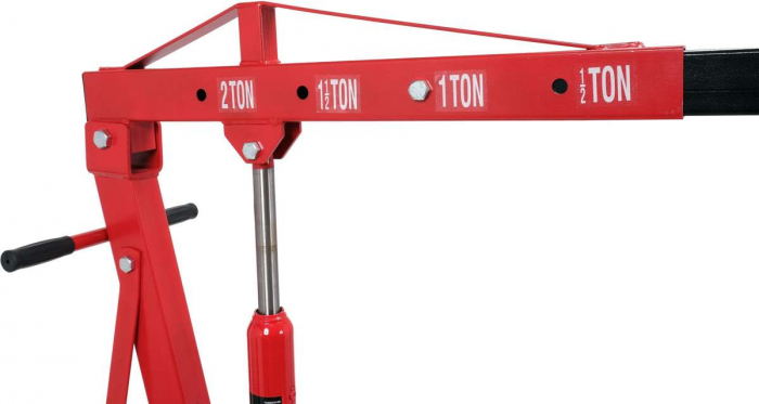 Macara atelier tip girafa YATO 2000kg 230cm 280N 1800x1040x1568mm [5]
