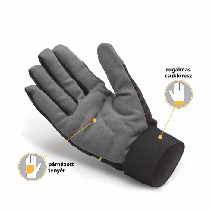 Manusi de protectie cu fixare prin scai marime XL [4]